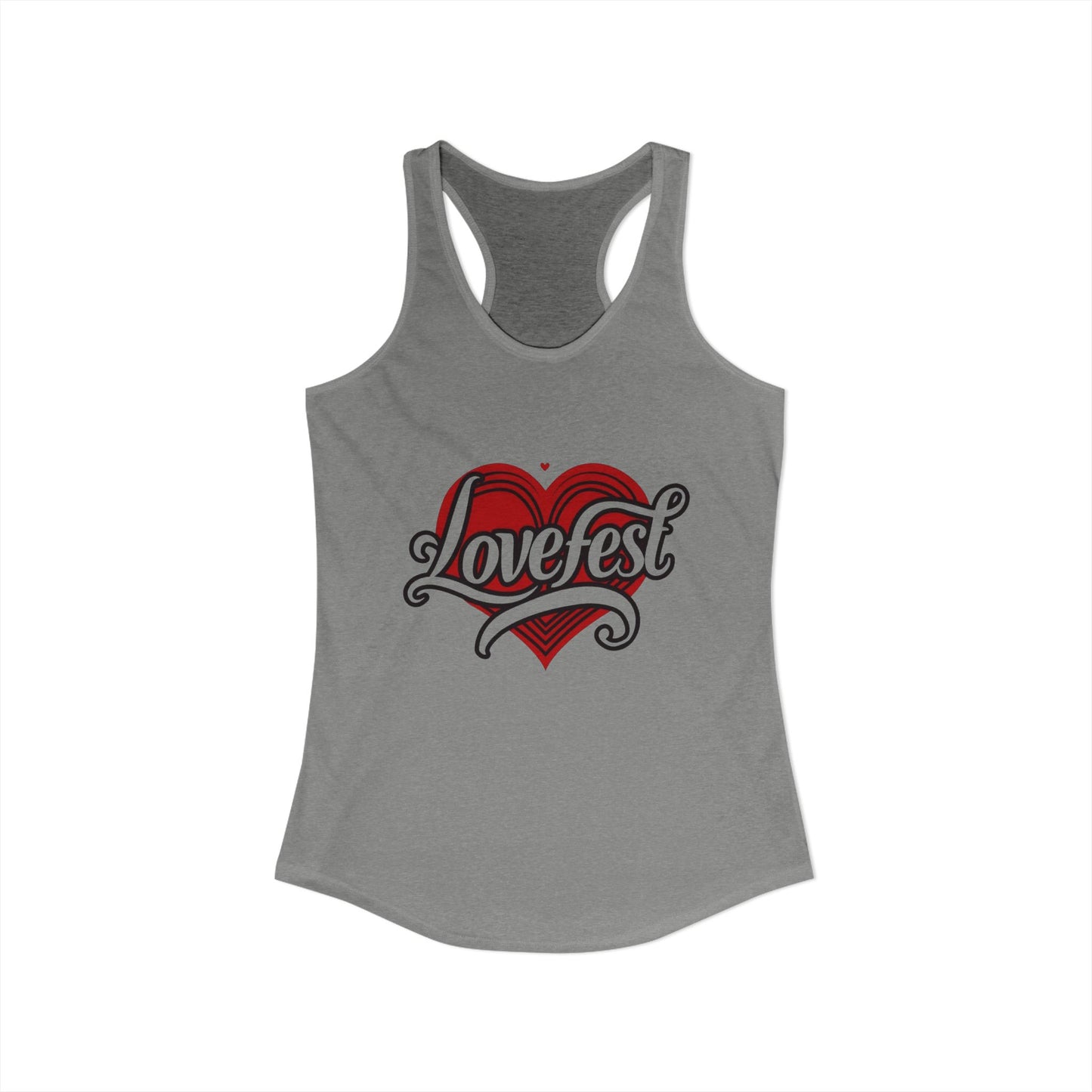 Lovefest Women's Racerback Tank Top | Perfect for Valentine's Day