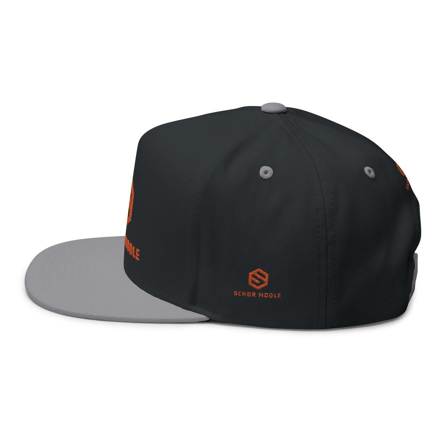 Stylish Flat Bill Cap with Unique Embroidery, Hip Hop Fashion Hat, Streetwear Accessory, Gift for Trendsetters, Unisex Cap