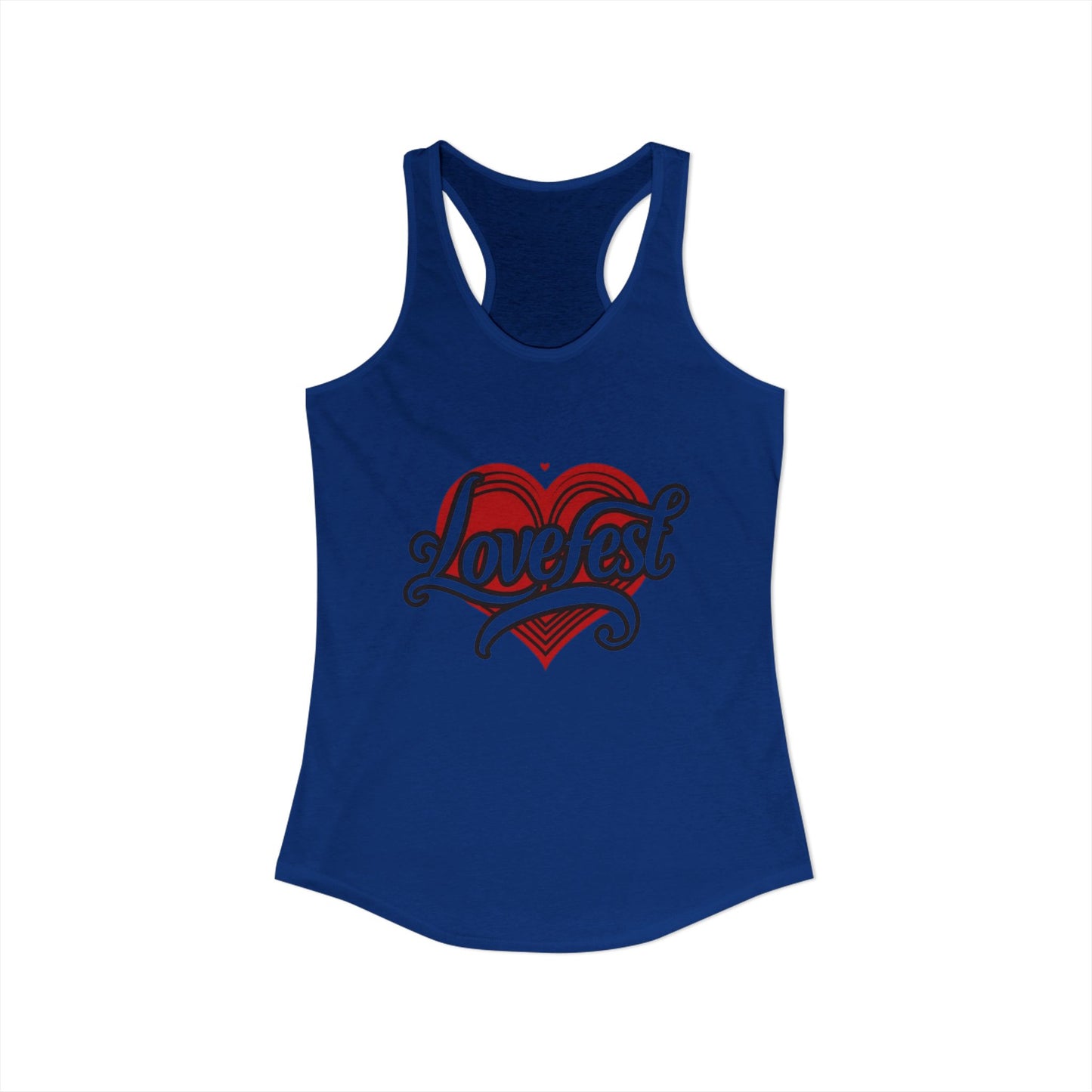 Lovefest Women's Racerback Tank Top | Perfect for Valentine's Day