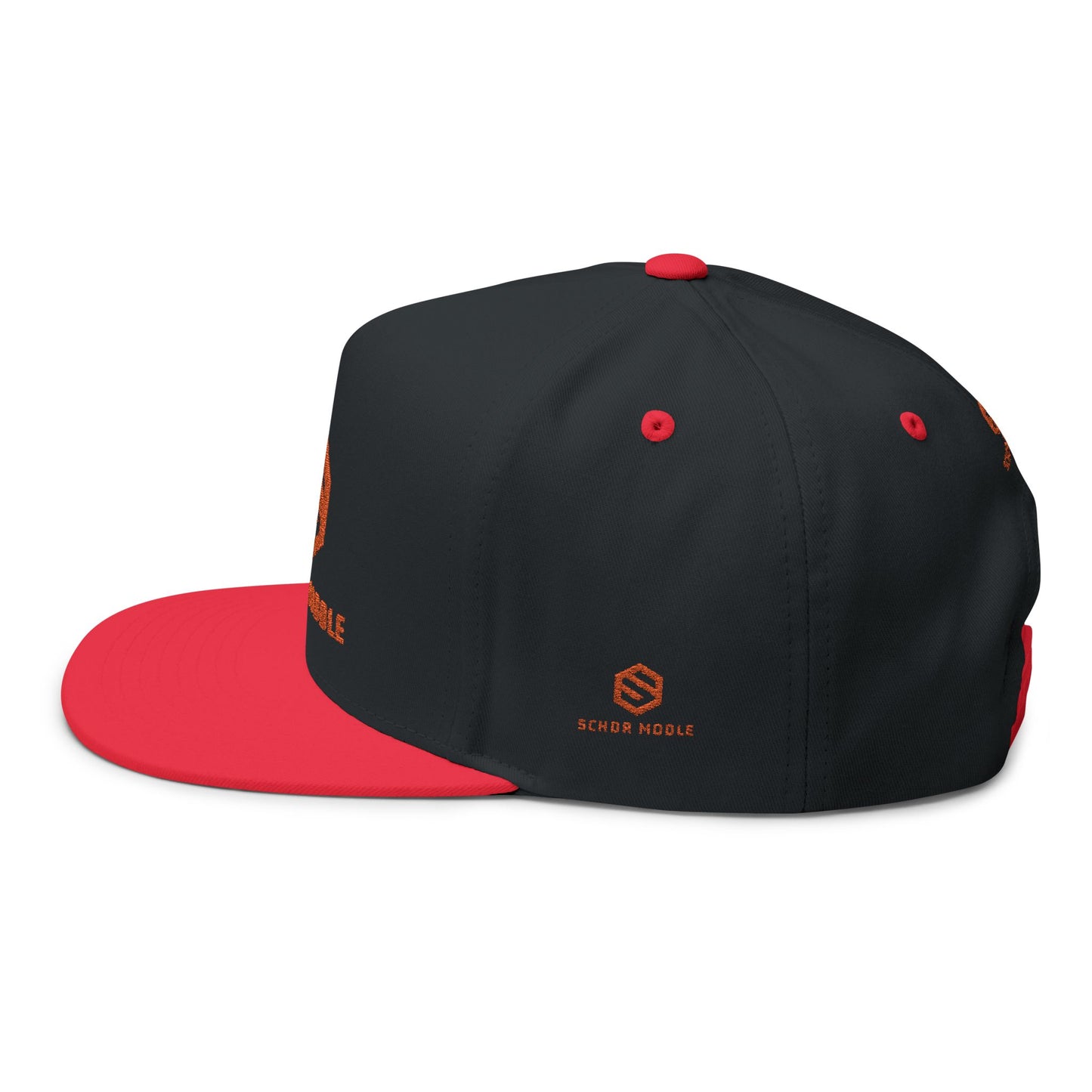Stylish Flat Bill Cap with Unique Embroidery, Hip Hop Fashion Hat, Streetwear Accessory, Gift for Trendsetters, Unisex Cap
