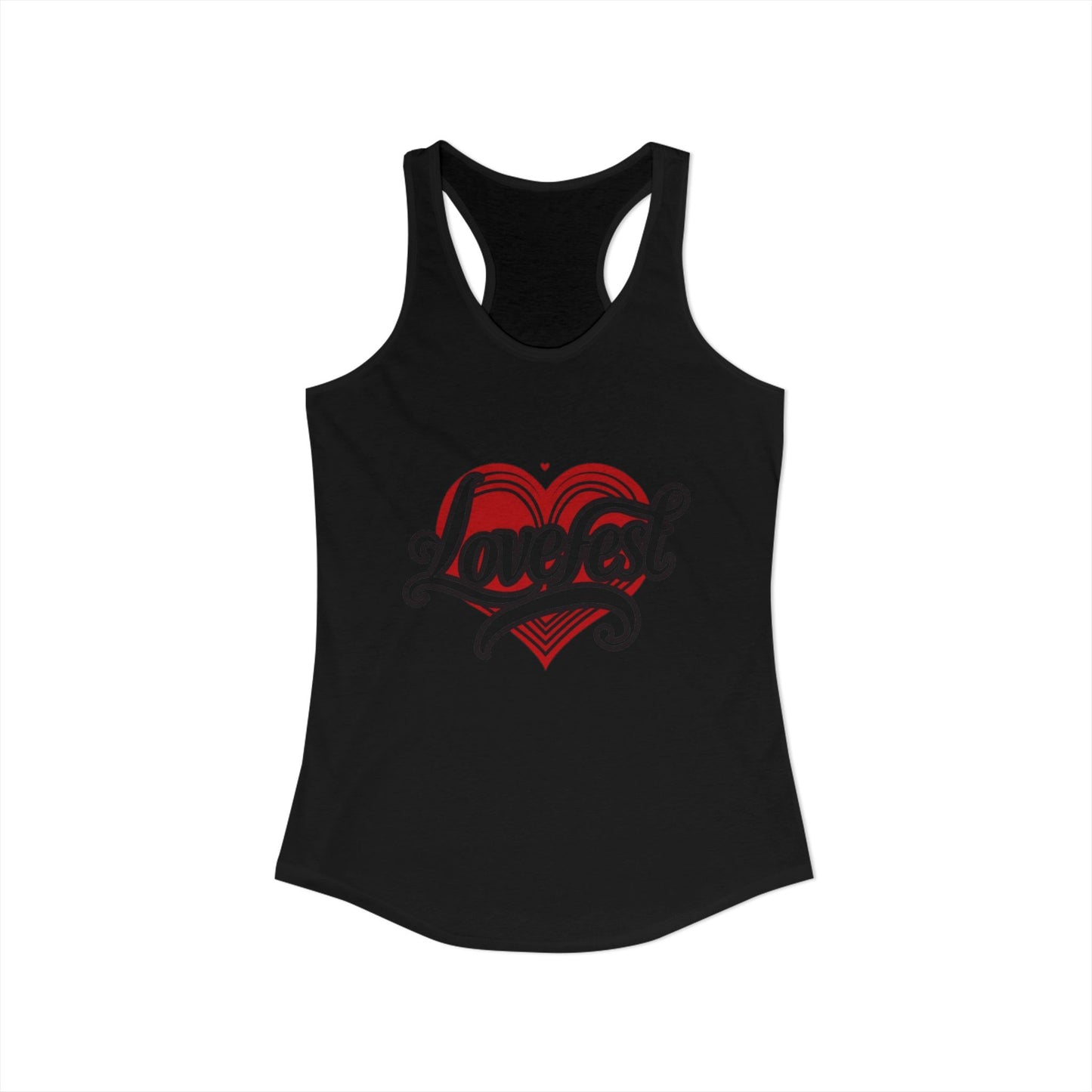 Lovefest Women's Racerback Tank Top | Perfect for Valentine's Day